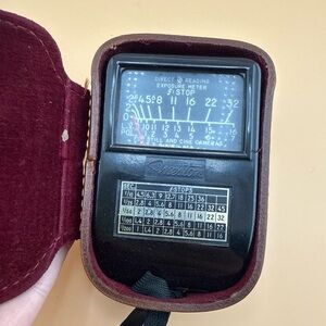 Vintage WESTON Exposure Meter with original leather Case